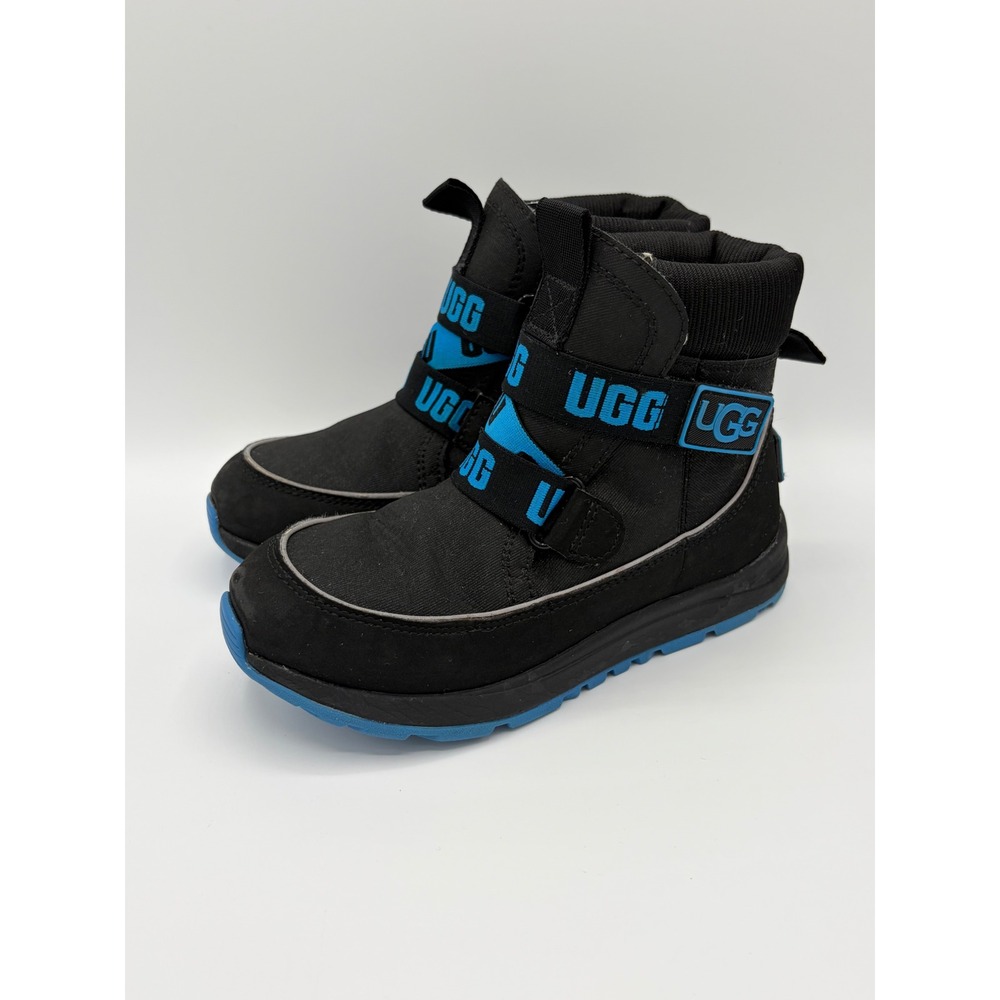 UGG Kids Butte II CWR Waterproof Winter Boots Black Blue Size 13 Kids